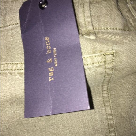 NWT Rag & Bone Olive High Waist Shorts - Picture 6 of 6